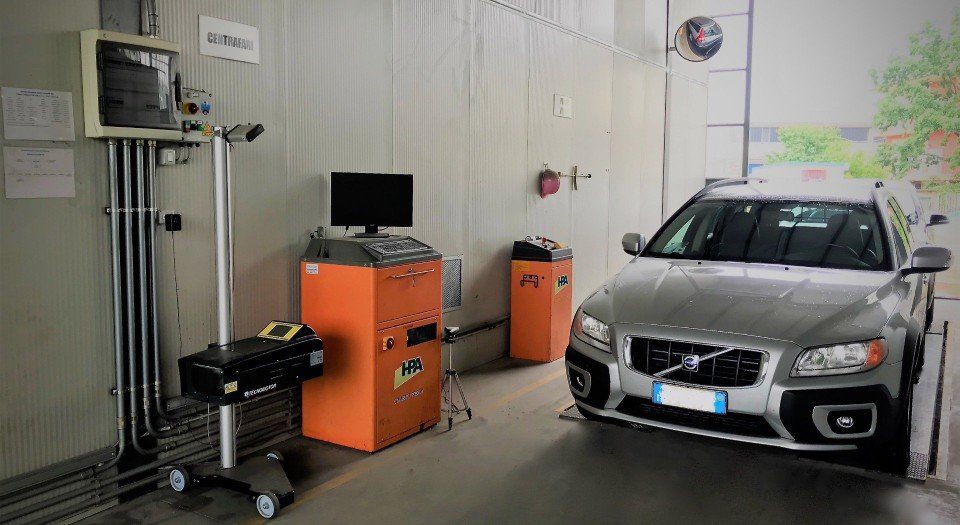 Vettura in officina