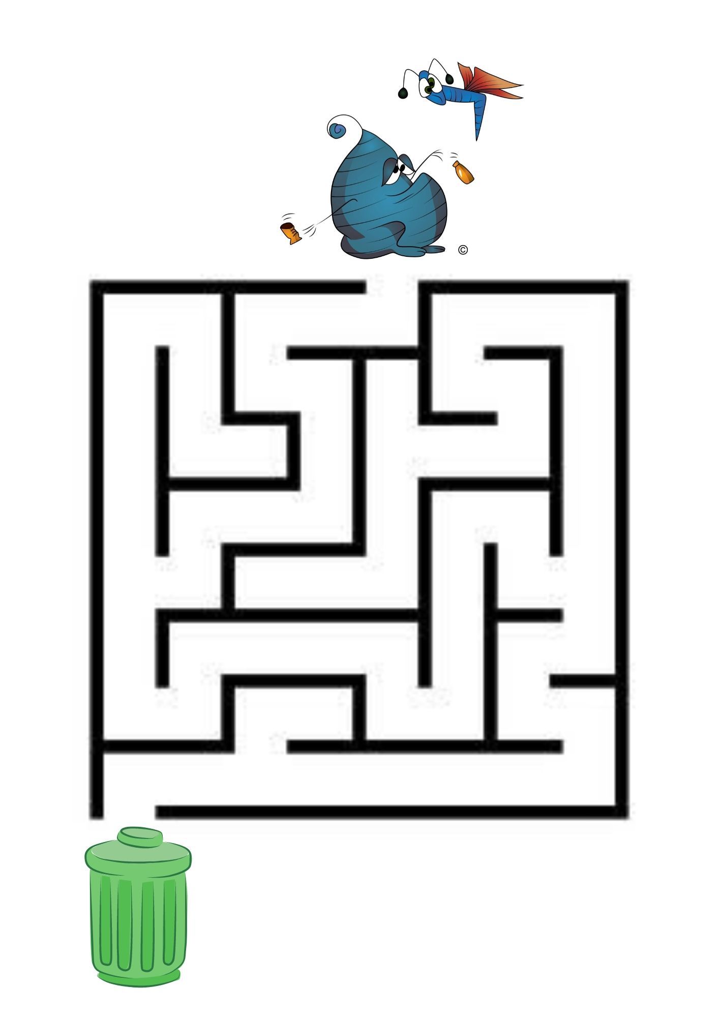 Litter Bugs Maze