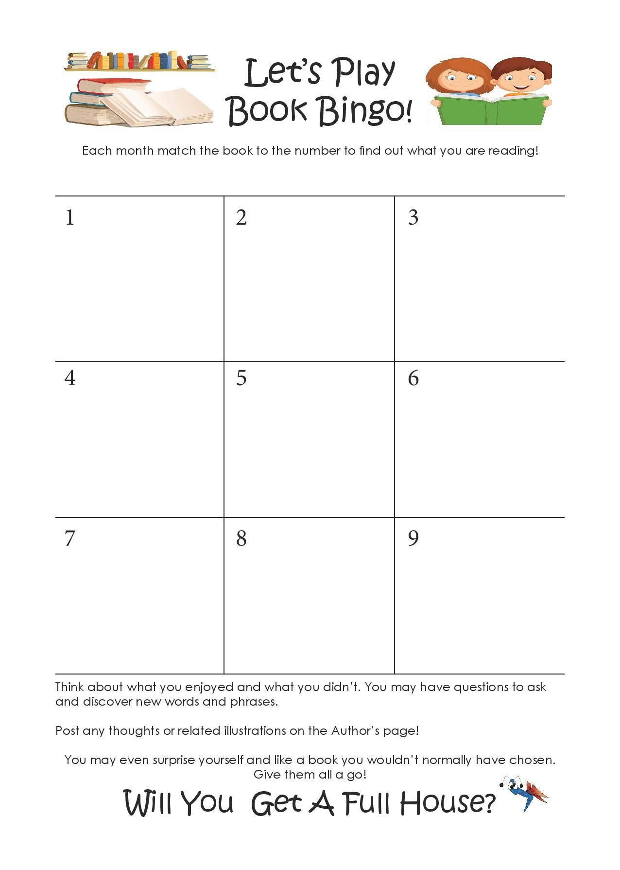 Book Bingo Book bingo