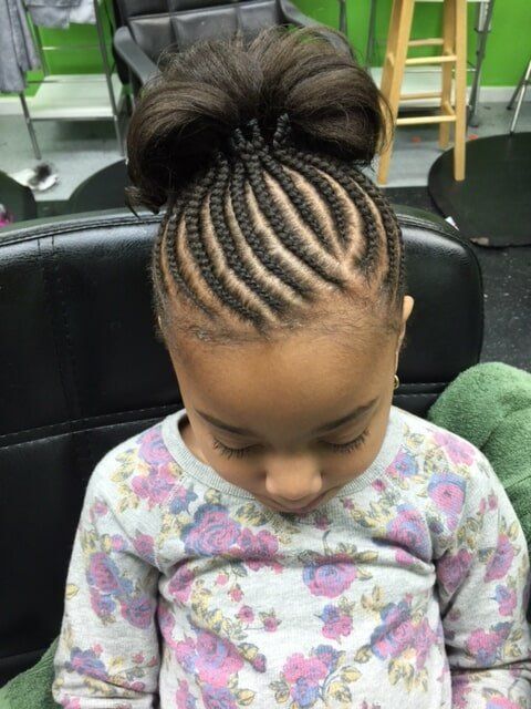 Kid With Stylish African Braid — Wilmington, DE — Tess African Hair Braiding & Beauty Supply