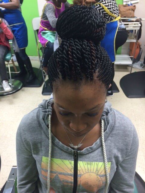Bun Braid — Wilmington, DE — Tess African Hair Braiding & Beauty Supply