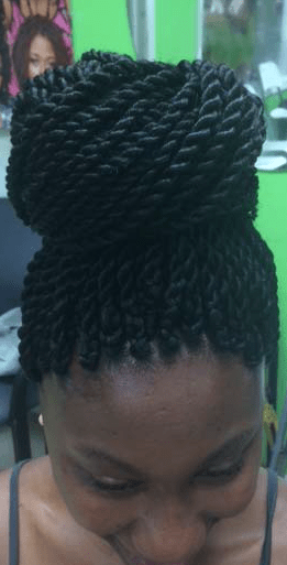 African Bun Braid — Wilmington, DE — Tess African Hair Braiding & Beauty Supply