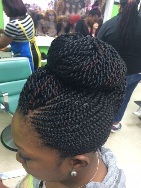 Big Bun Braid — Wilmington, DE — Tess African Hair Braiding & Beauty Supply