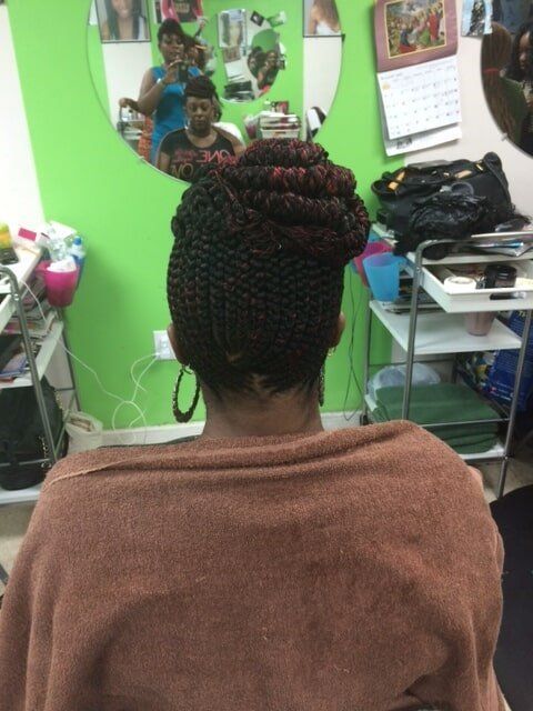 Side Bun Braid — Wilmington, DE — Tess African Hair Braiding & Beauty Supply