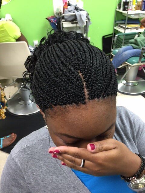 Curly Ponytail Hair Braid — Wilmington, DE — Tess African Hair Braiding & Beauty Supply
