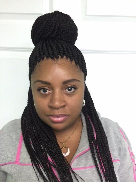 Long Hair Bun Braid — Wilmington, DE — Tess African Hair Braiding & Beauty Supply