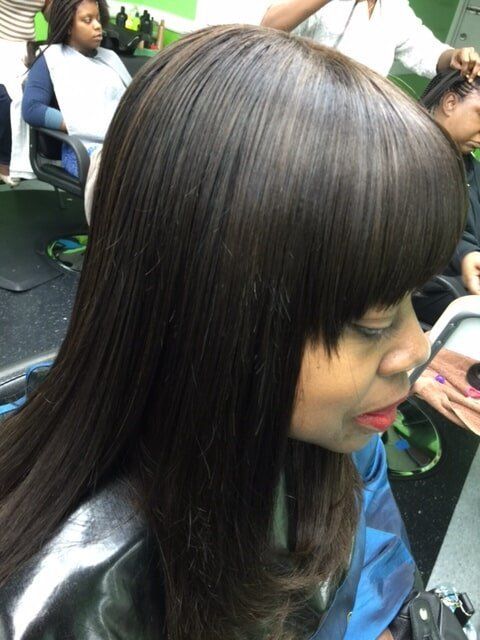Full Bangs — Wilmington, DE — Tess African Hair Braiding & Beauty Supply
