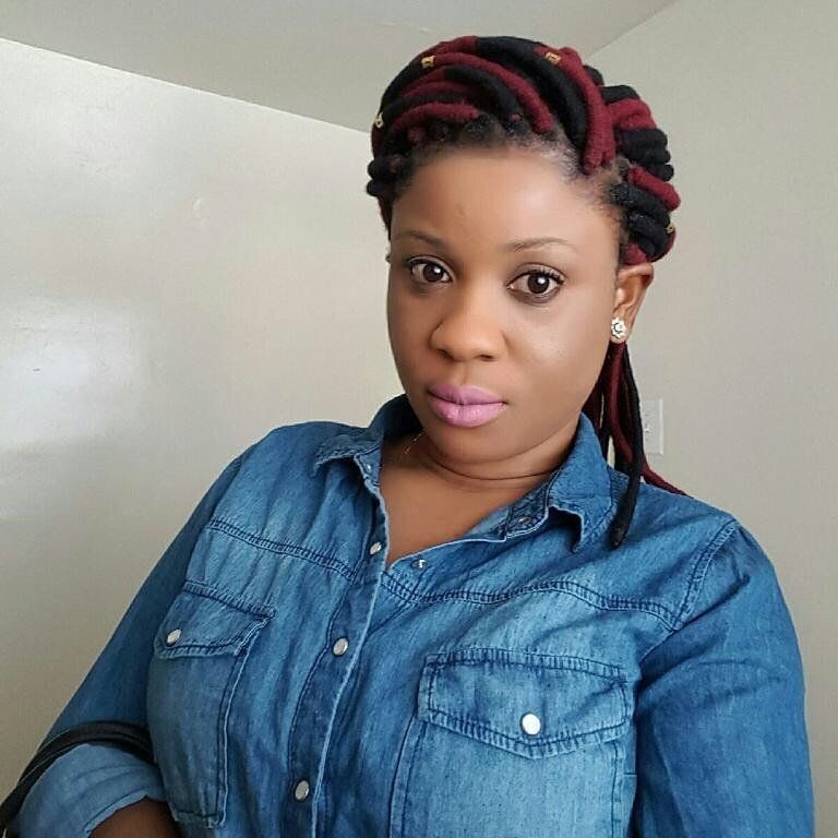 Stylish Black With Purple Hair Braid — Wilmington, DE — Tess African Hair Braiding & Beauty Supply