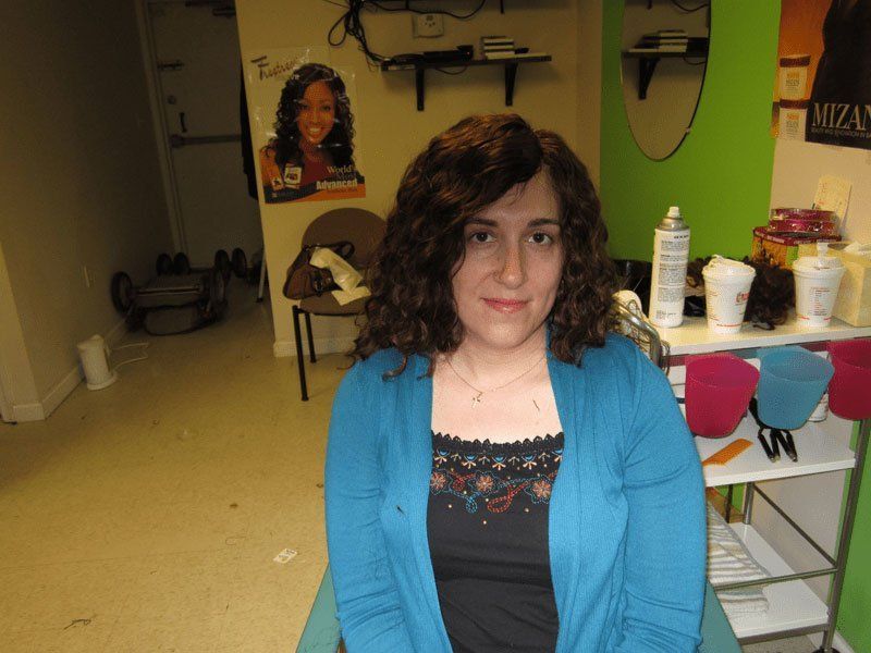Customer With Curly Hair — Wilmington, DE — Tess African Hair Braiding & Beauty Supply