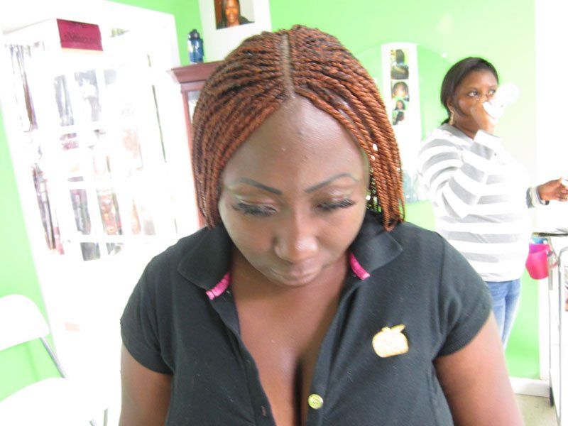 Reddish Hair Braid — Wilmington, DE — Tess African Hair Braiding & Beauty Supply