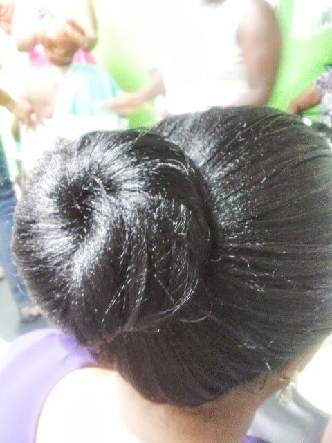 Black Hair Bun Style — Wilmington, DE — Tess African Hair Braiding & Beauty Supply