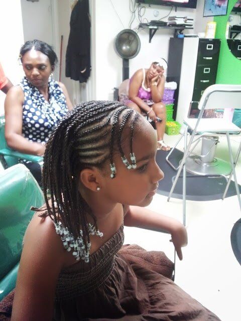 Girl With Braid — Wilmington, DE — Tess African Hair Braiding & Beauty Supply
