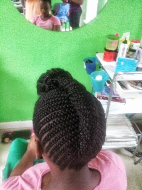 Centered Hair Braid — Wilmington, DE — Tess African Hair Braiding & Beauty Supply