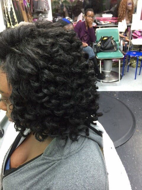 Short Curly Hair Braid — Wilmington, DE — Tess African Hair Braiding & Beauty Supply