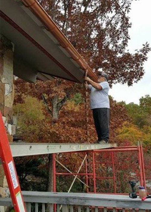 Green metal roof - Hayesville, NC - Carolina Sheet Metal