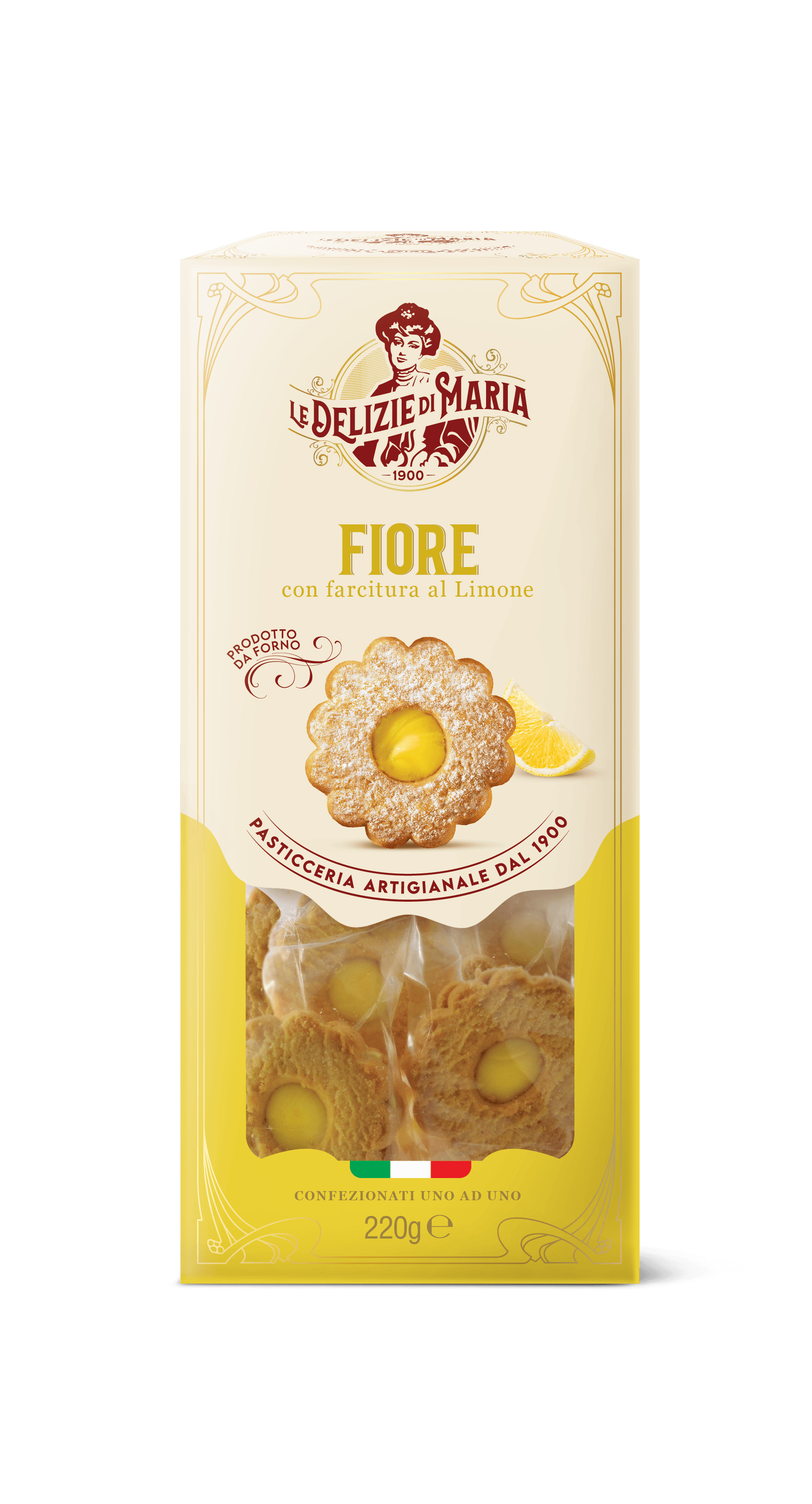 Fiore con farcitura al limone