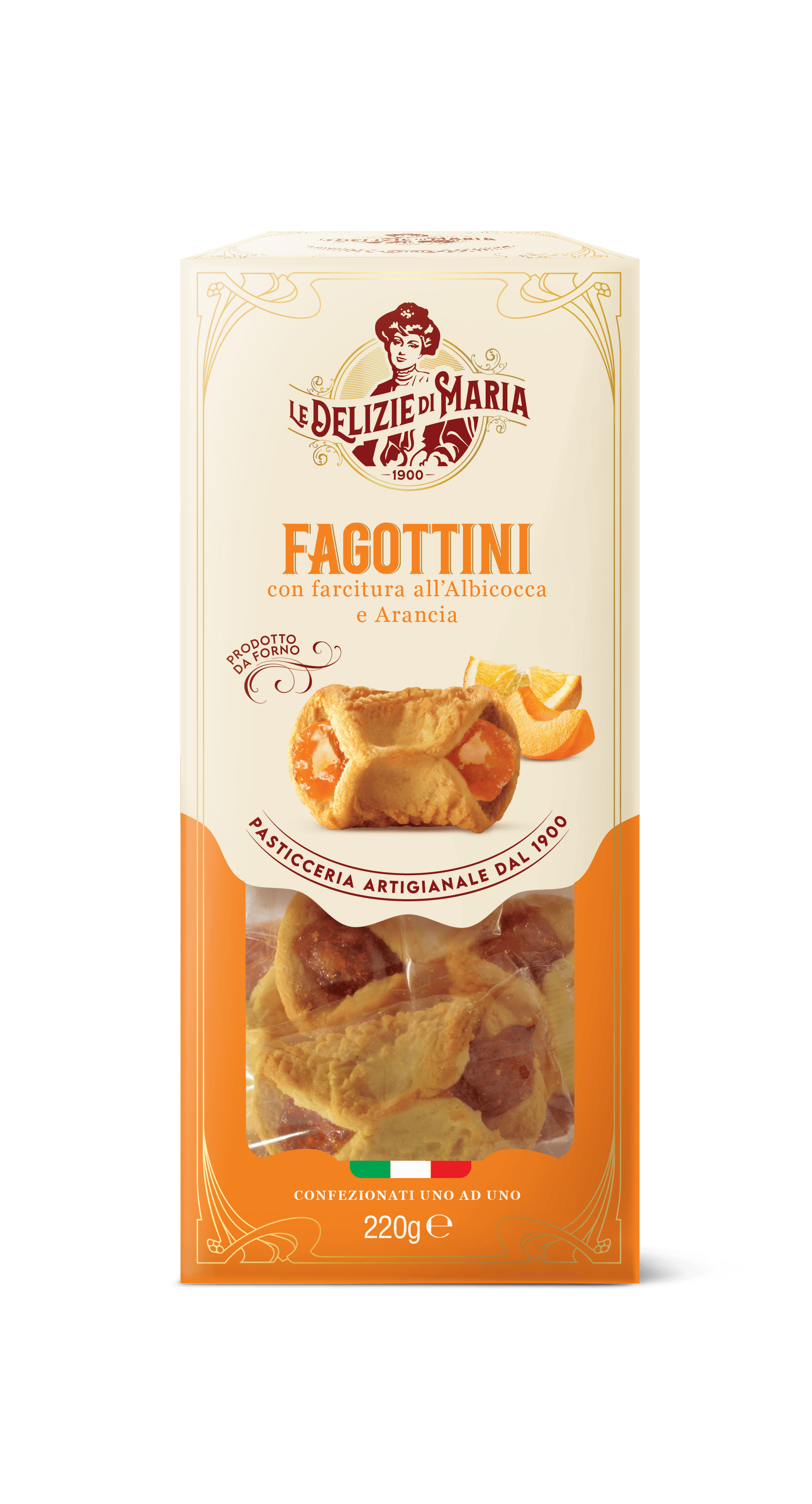 Fagottini albicocca e arancia