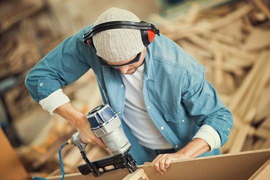 Carpenter at work - Building Materials in Peoria, IL