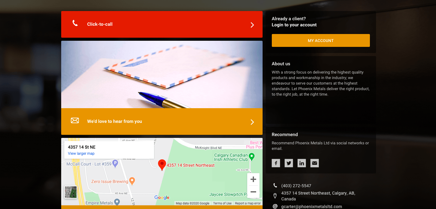 A computer screen shows a picture of an envelope and a pen.