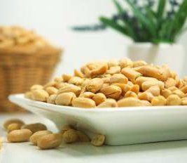 bowl of peanuts