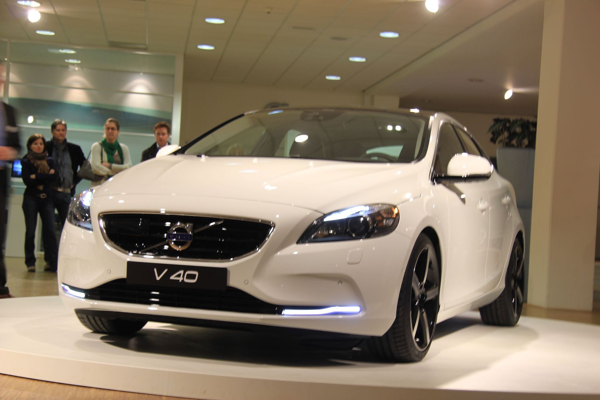 white car