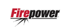 Firepower logo with red