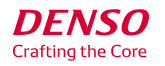 DENSO logo with red text and tagline