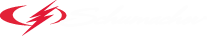 Red lightning bolt logo with white text.