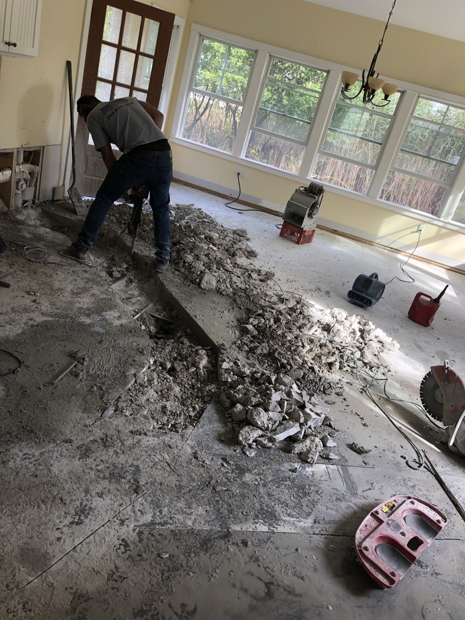 Concrete trenching in Kennebunk, ME