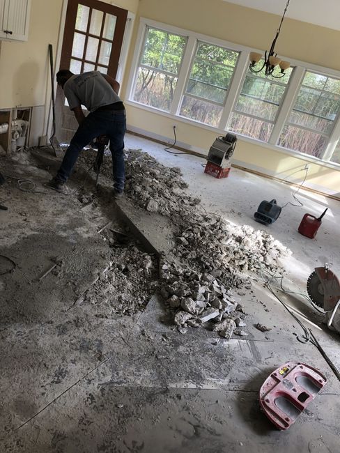 Concrete trenching in Kennebunk, ME