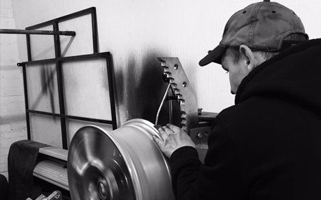 Refurbishment of alloy wheels