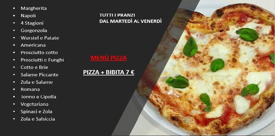 proposte pizza a pranzo
