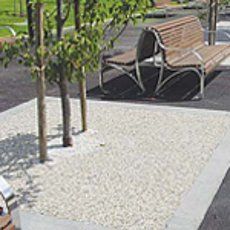 FlowStone for a wide range of applications Flowstone around an outdoor garden area