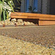 SuperStone for exterior concrete SuperStone on a pathway