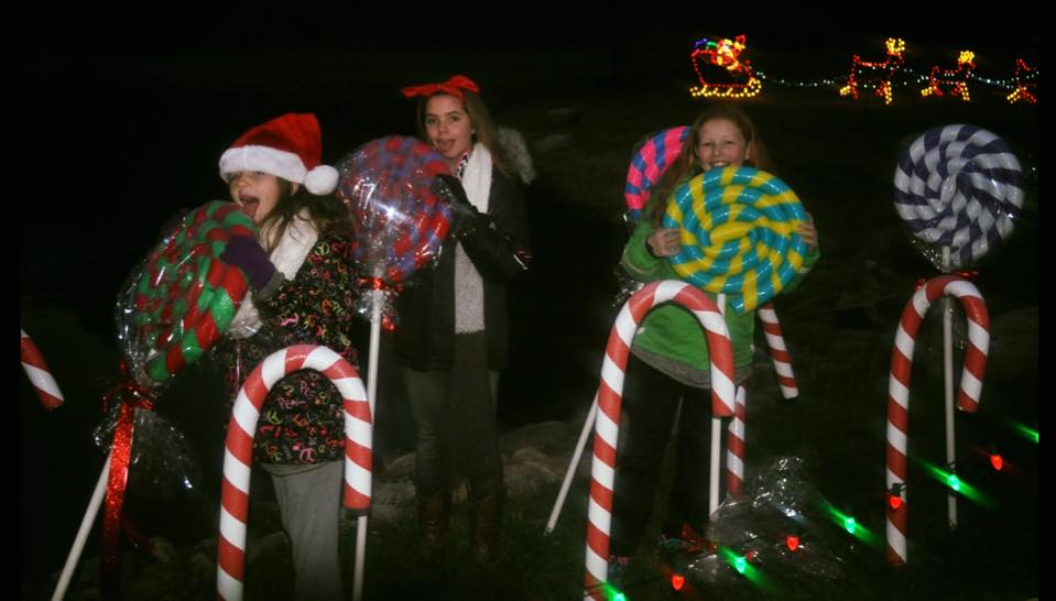 outdoor lollipop decorations