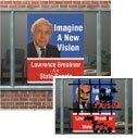 Anti-Graffiti Window Film — Banner Posted In An Anti-Graffiti Window Film in Austin, TX Anti-Graffiti Window Film — Banner Posted In An Anti-Graffiti Window Film in Austin, TX