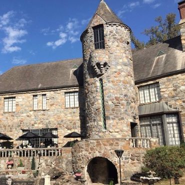 The ancient castle ready for you outdoor wedding venue in arkansas