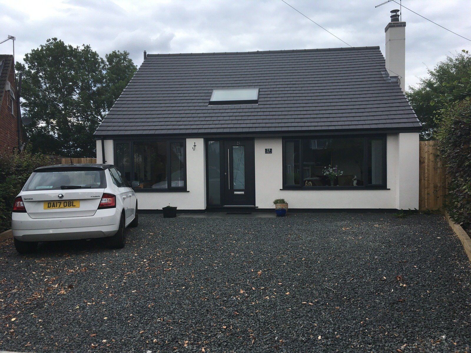 Rendered extension, Brereton cheshire