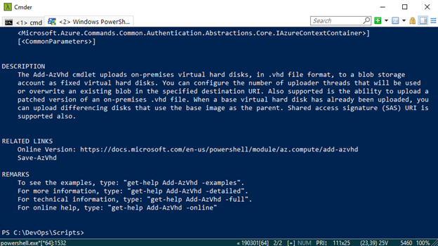 Help command