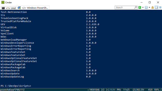 Module lists