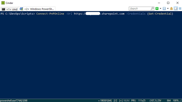 Connect to Admin Site