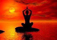 image of person doing yoga