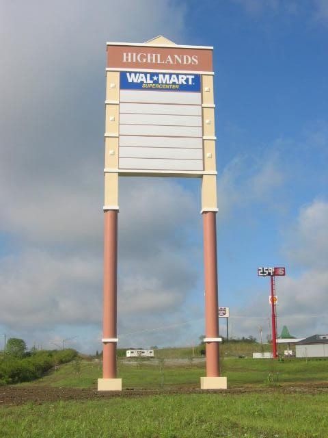 Business Center pylon-Pole Signs