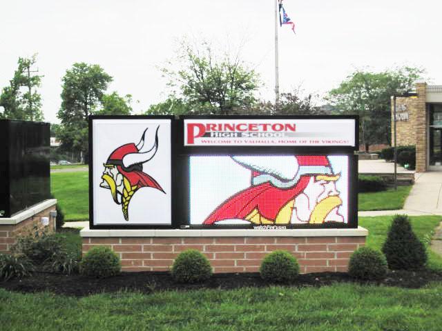 Princeton School LED Message Center Signs
