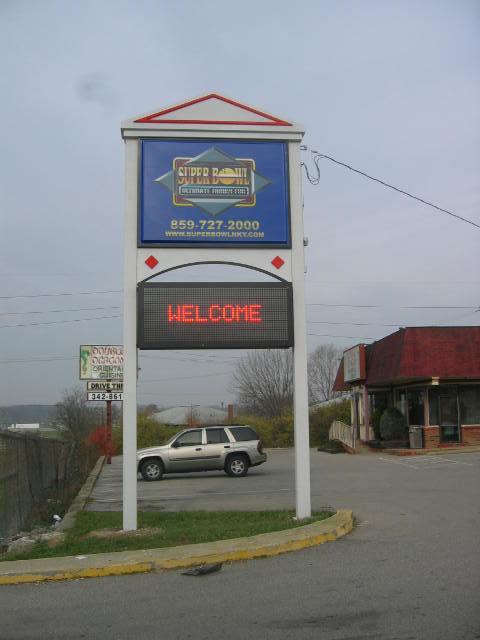Business pylon-Pole Signs