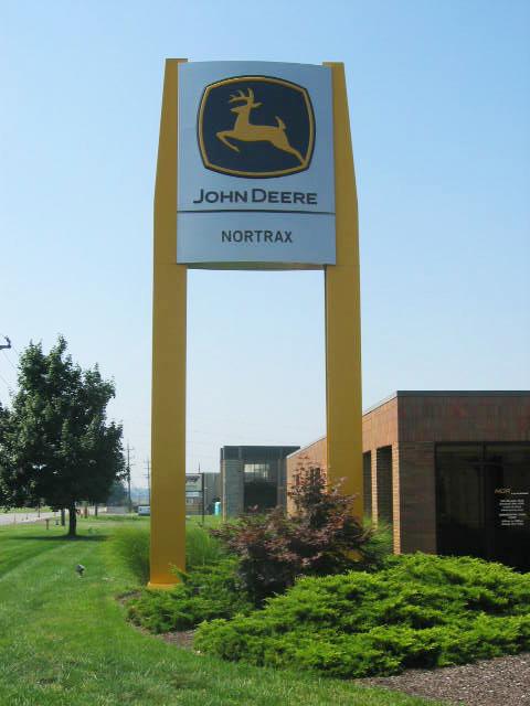 John deere pylon-Pole Sign