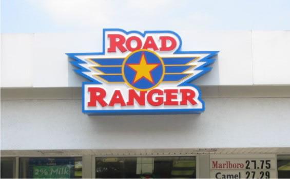 Road Ranger wall mounted sign board