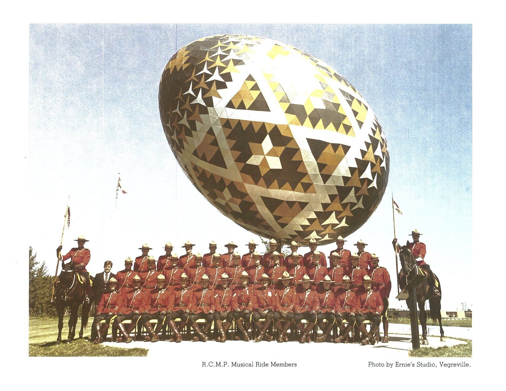 Vegreville Alberta Pysanka RCMP