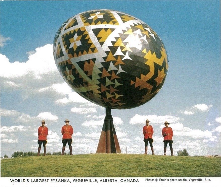 Vegreville Alberta Pysanka RCMP