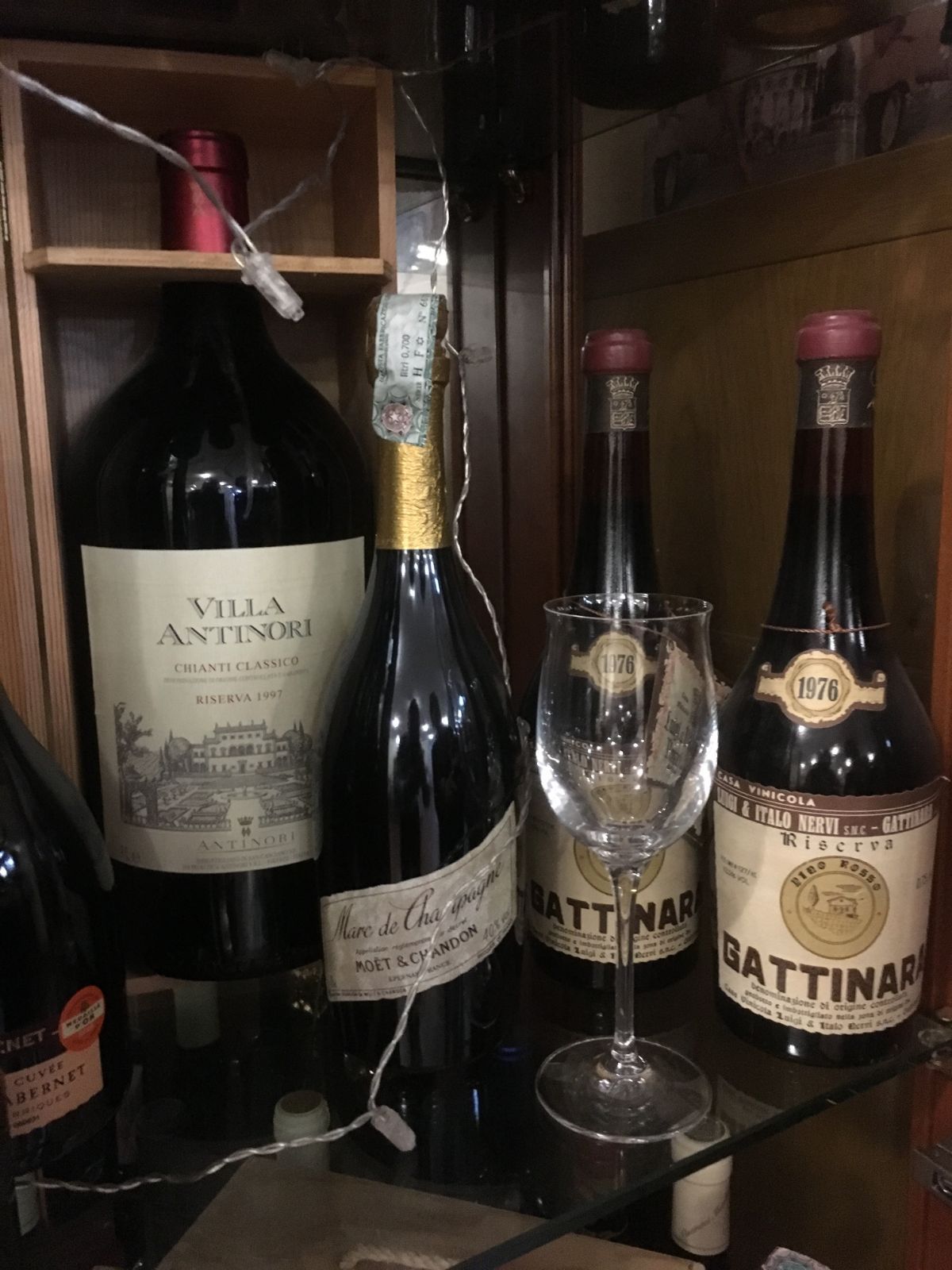 Vini e liquori in esposizione